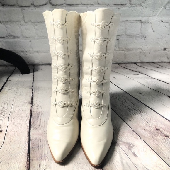 Stuart Weitzman Shoes - SOLD Stuart Weitzman Vtg Victorian Wedding Boots